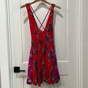Free People Cherry Combo Dress
